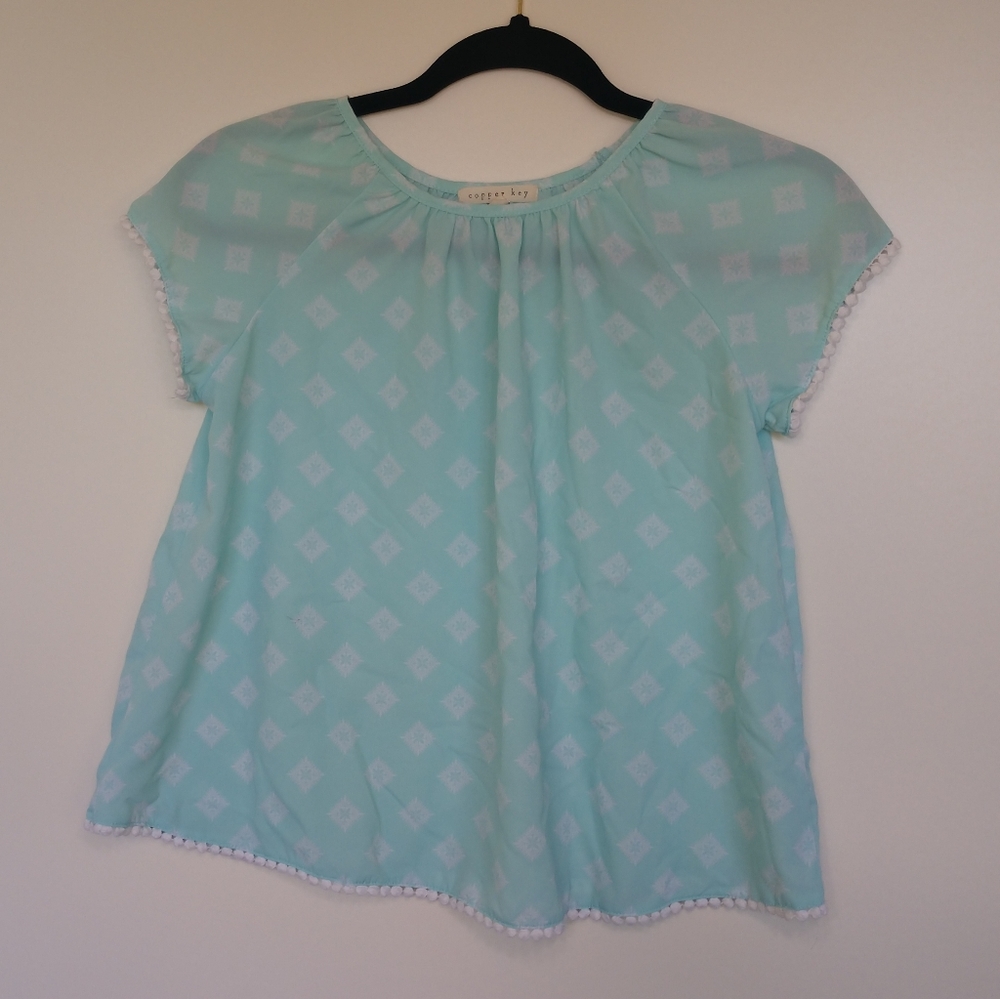 Copper key size medium blouse